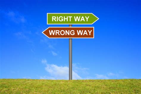 200 Right Way Wrong Way Sign Stock Photos Pictures And Royalty Free