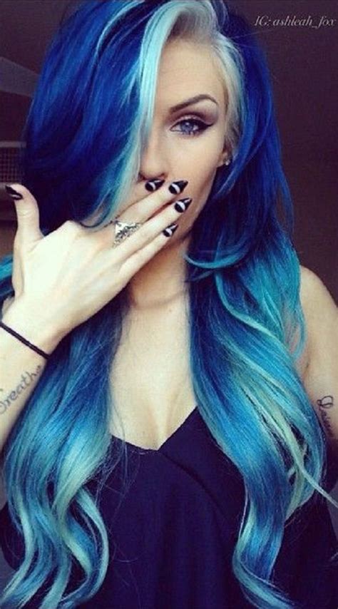Best 25 Light Blue Ombre Hair Ideas On Pinterest Light