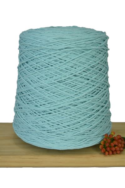 Coloured 1ply Cotton Warping String 1mm Seafoam Knot Knitting