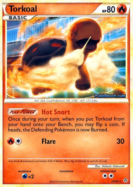 See more ideas about pokemon cards, pokemon, pokemon trading card. Pokemon Card of the Day: Torkoal (Unleashed) | PrimetimePokemon's Blog