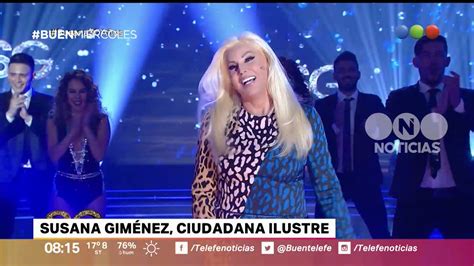 Susana Giménez Ciudadana Ilustre Buen Telefe Youtube