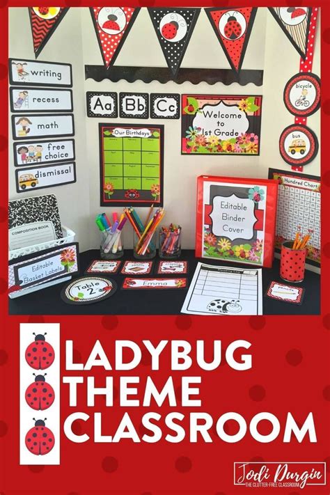 Ladybug Classroom Decor Theme Ideas Bulletin Boards Teacher Door Decorations Bee Themed