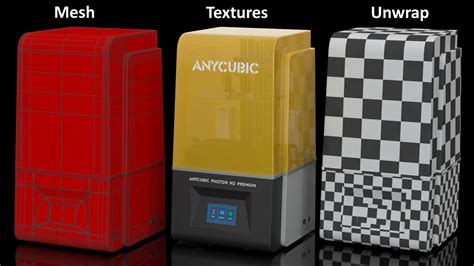 Anycubic Photon M3 Premium 3d Printer 3d Model 59 3ds Blend C4d Fbx Max Ma Lxo Obj