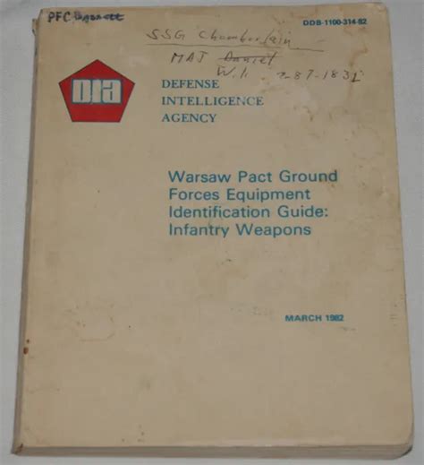 warsaw pact ground forces equipment identification guide infantry weapons book 12 00 picclick