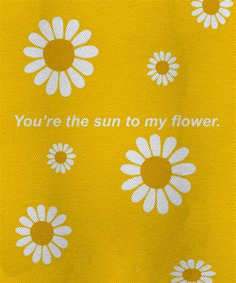 Quote Yellow Flower Edit Background Wallpaper