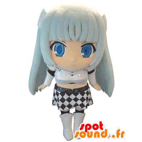 Purchase Mascot Miss Monochrome Manga Character Girl In Yuru Chara Japanese Mascots Color