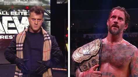 Aew All Out Results Cm Punk Becomes Aew World Champion Mjf Returns