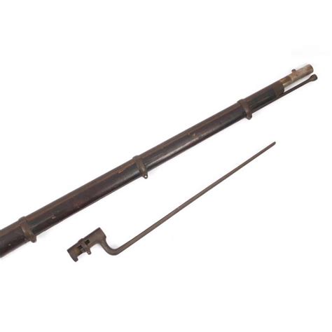 Civil War Era Percussion Rifle And Bayonet