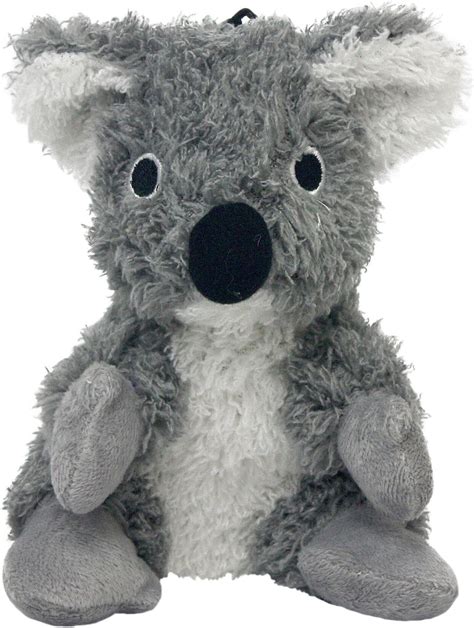 Multipet Look Whos Talking Koala Bear Plush Dog Toy