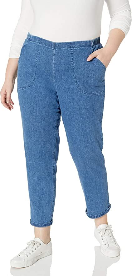 Just My Size Womens Apparel Stretch Pull On Jean