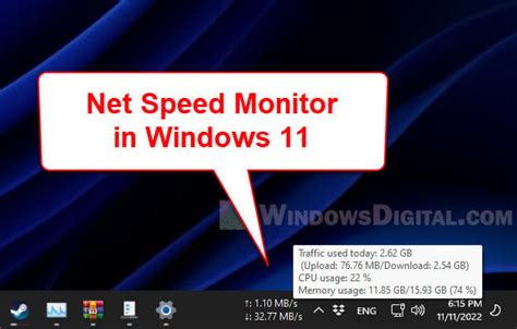 How To Enable Net Speed Monitor In Windows 11