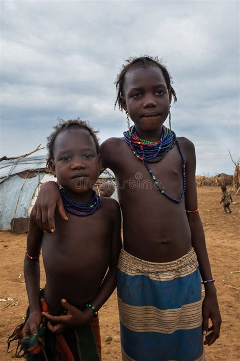 Kids Of Dasanech Tribe Ethiopia Editorial Stock Photo Image Of