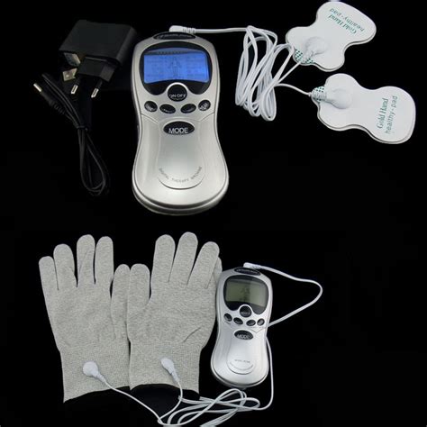 Electric Massage Glove Hand Body Massager Tens Acupuncture Therapy