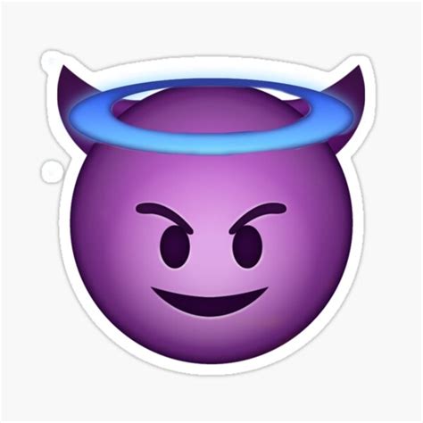 Devil Emoji Stickers Redbubble