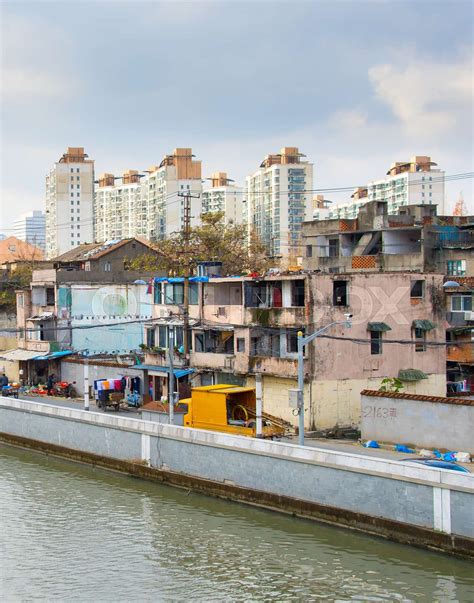 Slums Of Shanghai China Stock Image Colourbox
