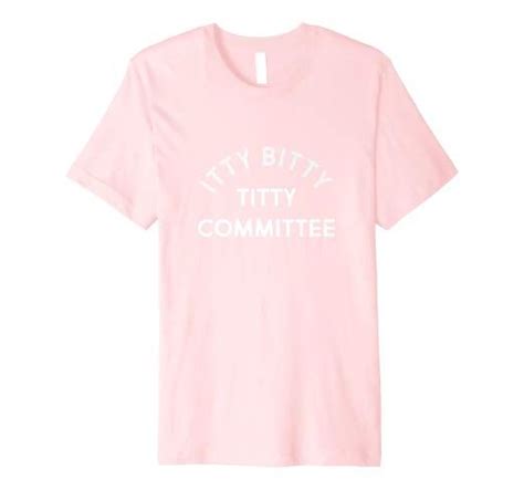 Vintage Inspired Itty Bitty Titty Committee Graphic T Shirt