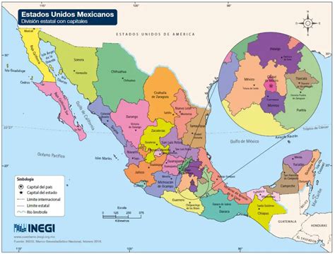 Mapas De México División Política Geológicos Ríos Y Capitales
