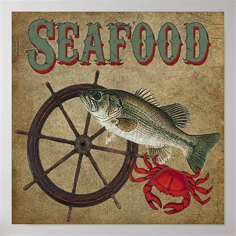 Seafood Poster Au