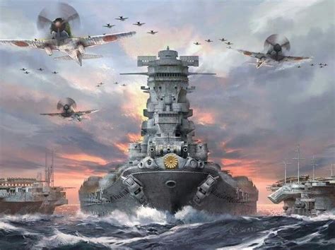 Battleship Yamato World Of Warships Wallpaper Imperial Japanese Navy