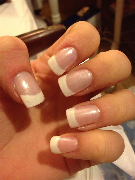 Classic White Tip French Manicure Nails French Tip Nails White Nails