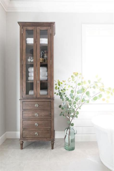 I want to use polished nickel for the kitchen and rh prices for the larger handles seem. Restoration Hardware Maison Tall Bath Cabinet in Master ...
