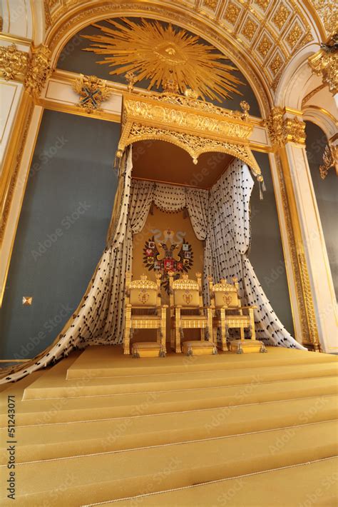 Throne Grand Kremlin Palace Interior Stock Photo Adobe Stock