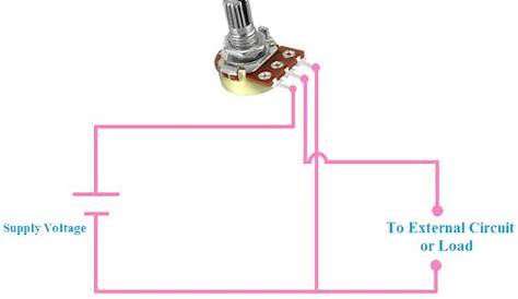 Connection of Potentiometer for Voltage Dividing | Circuit, Circuit