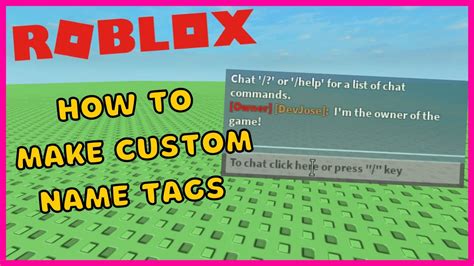 How To Make Custom Name Tags Roblox Studio Scripting Toturial Youtube