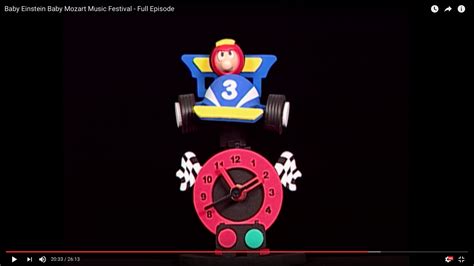 Race Car Moving Clock By La Fantaisie International Corp Baby Mozart