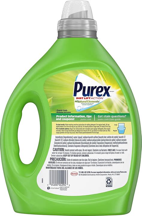Purex Liquid Laundry Detergent Natural Elements Linen And Lilies 2x