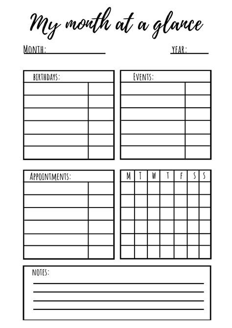 Best Photographs Planner Printable Black And White Concepts Are You