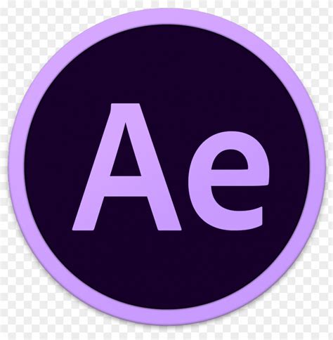 Adobe Ae Icon After Effects Circle Ico Png Image With Transparent