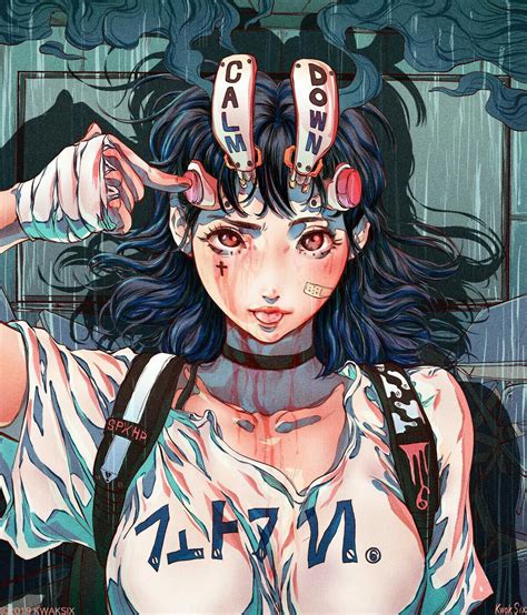 Pin By H O R U S On Vo Cyberpunk Art Cyber Punk Art Anime Art
