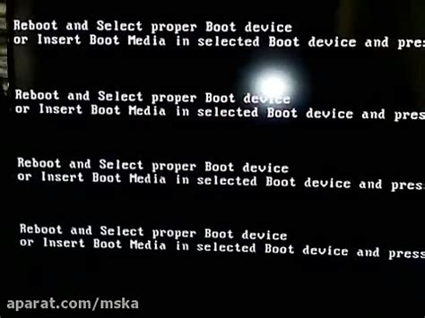Reboot And Select Proper Boot Device Windows 10