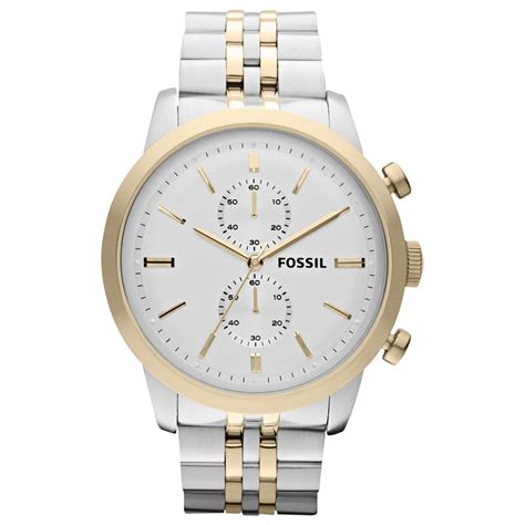 Lyst Fossil Mens Chronograph Townsman Twotone Stainless Steel