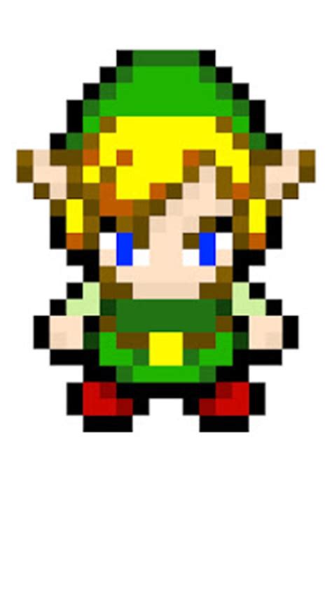 Link the numbers and paint the picture. Minish Cap Link Pixel Art by OcarinaOfTime