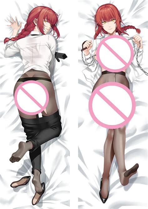 New Hot Anime Chainsaw Man Makima Pillow Case Dakimakura Cosplay Body