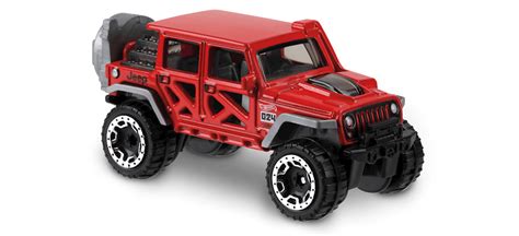 17 Jeep ® Wrangler In Red Hw Hot Trucks Car Collector Hot Wheels