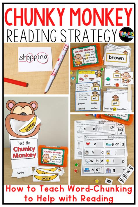 How To Teach The Chunky Monkey Reading Strategy Tejedas Tots