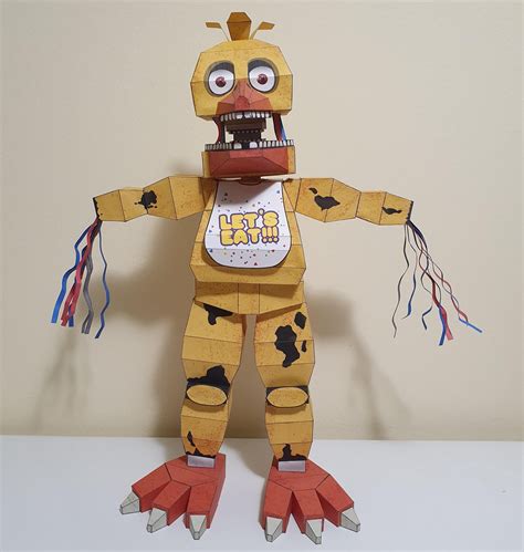 9 Simple How To Make A Minecraft Papercraft Withered Chica Onlyhats