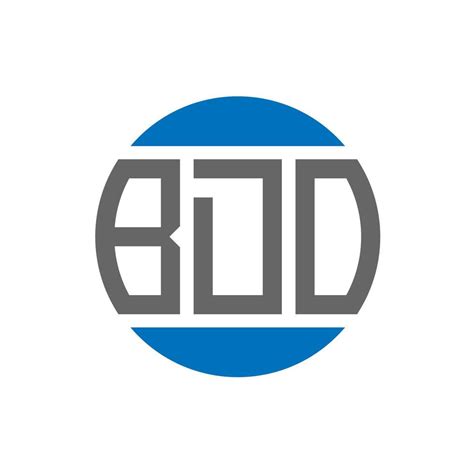 Bdo Letter Logo Design On White Background Bdo Creative Initials