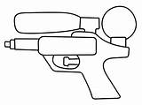 Gun Coloring Water Colouring Sheets Fun Guns sketch template