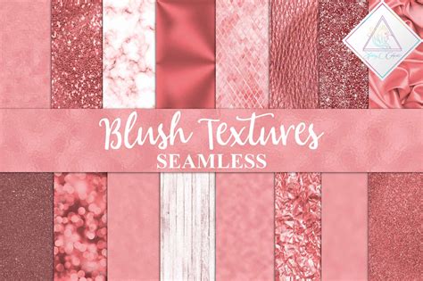 Blush Textures Digital Paper Pink Brushed Metal Luxury Etsy