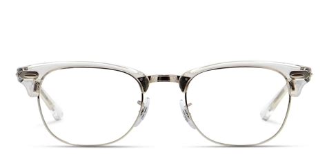 Ray Ban 5154 Clubmaster Clear Wsilver Prescription Eyeglasses