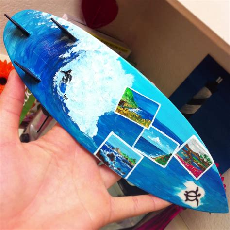 Mini Surfboard Painting 0 Pranchas Skates