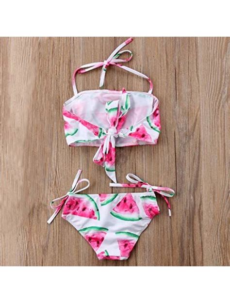 Buy Kids Swimwearchildren Kids Girls Bikini Beach Watermelon Straps