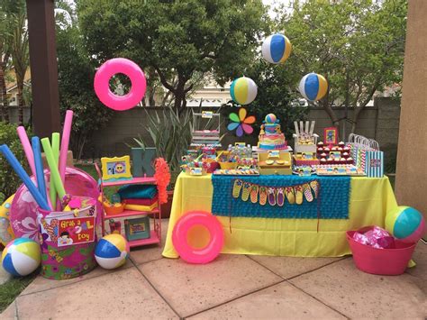 Pool Birthday Party Ideas