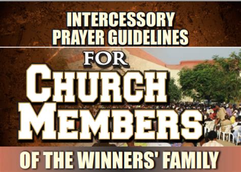 Intercessory Prayer Guidelines For Church Members 2024 Daily
