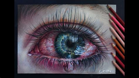 Drawing Realistic Eyes Colored Pencil Pencildrawing2019