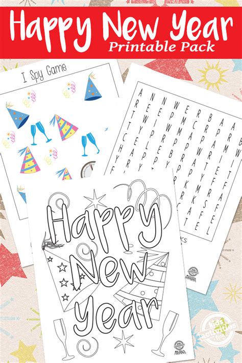 These educational printables cover a variety of skills and a variety of levels of ability. New Year Printables
